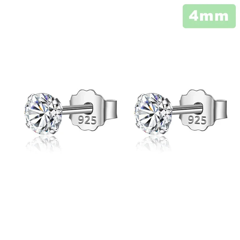 Mini 3/4/5/6/7/8mm Dazzling CZ Earring DA23