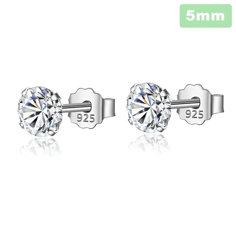 Mini 3/4/5/6/7/8mm Dazzling CZ Earring DA23