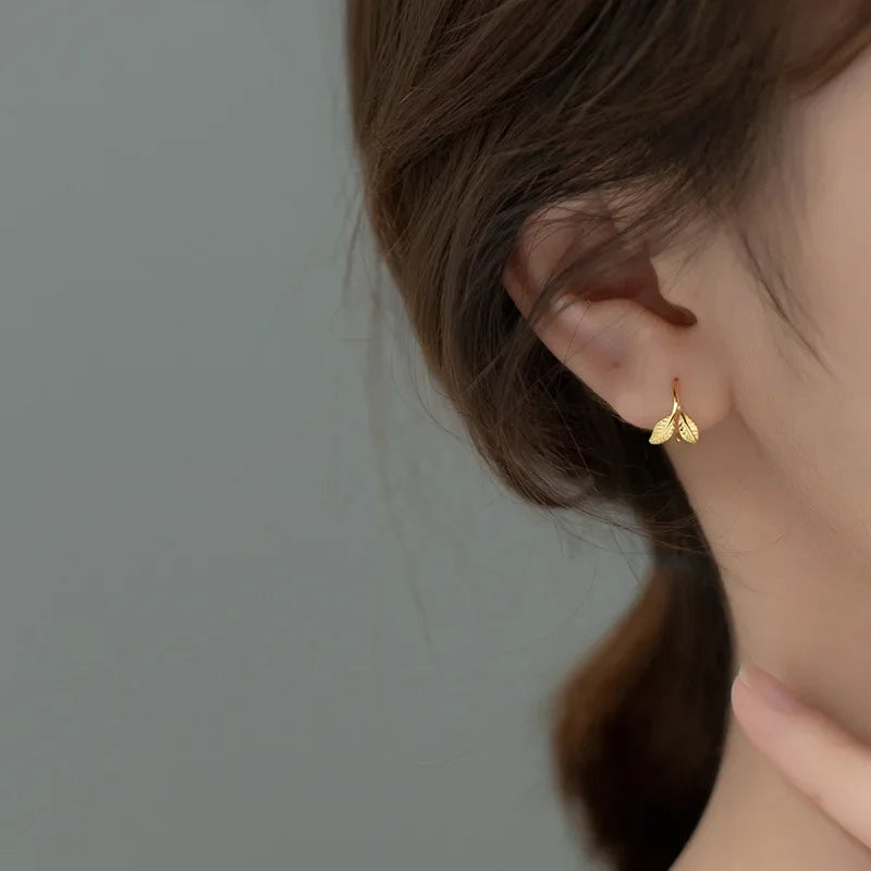 Sweet Leaf Chic Branch Stud Earrings DA2642