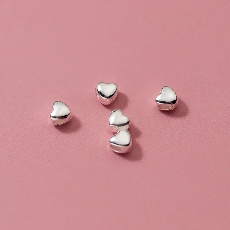 Heart Separator Bead DIY Fit Bracelet Necklace Accessories DZ774