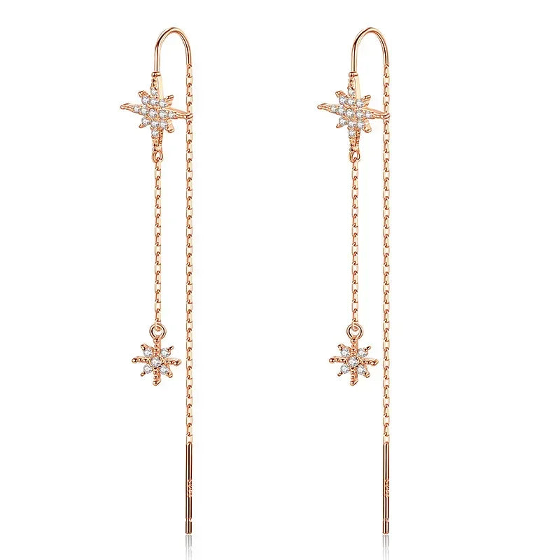 Sweet Star Shiny CZ Earrings DA2540