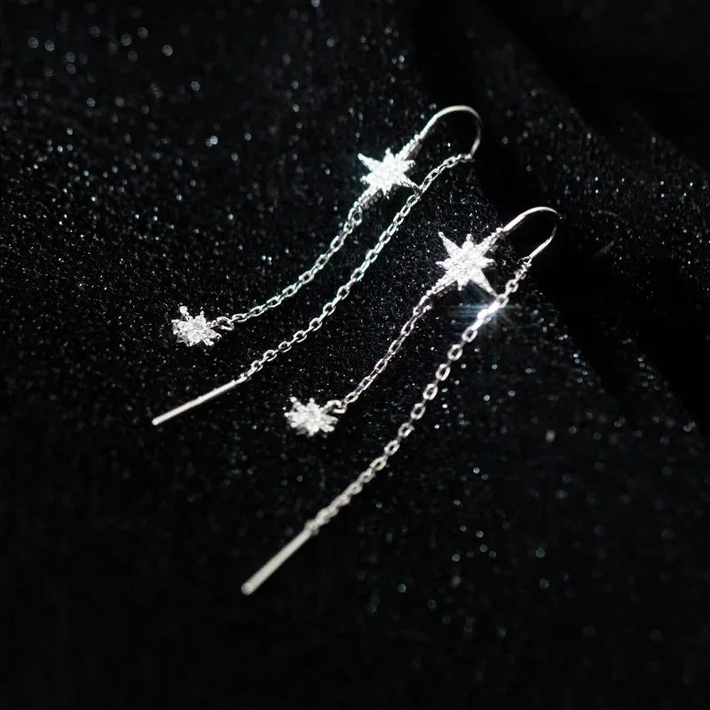 Sweet Star Shiny CZ Earrings DA2540