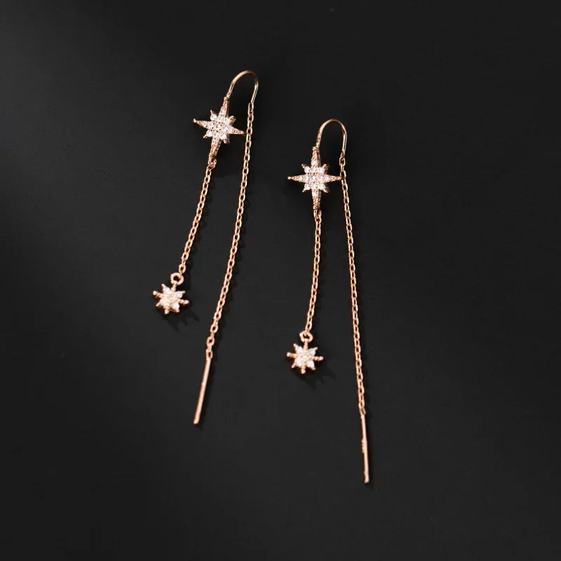 Sweet Star Shiny CZ Earrings DA2540