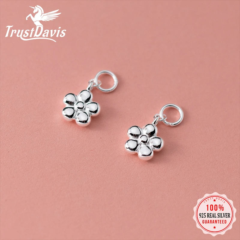 Flowers Charm Pendant DIY Accessories Wholesale DZ1680