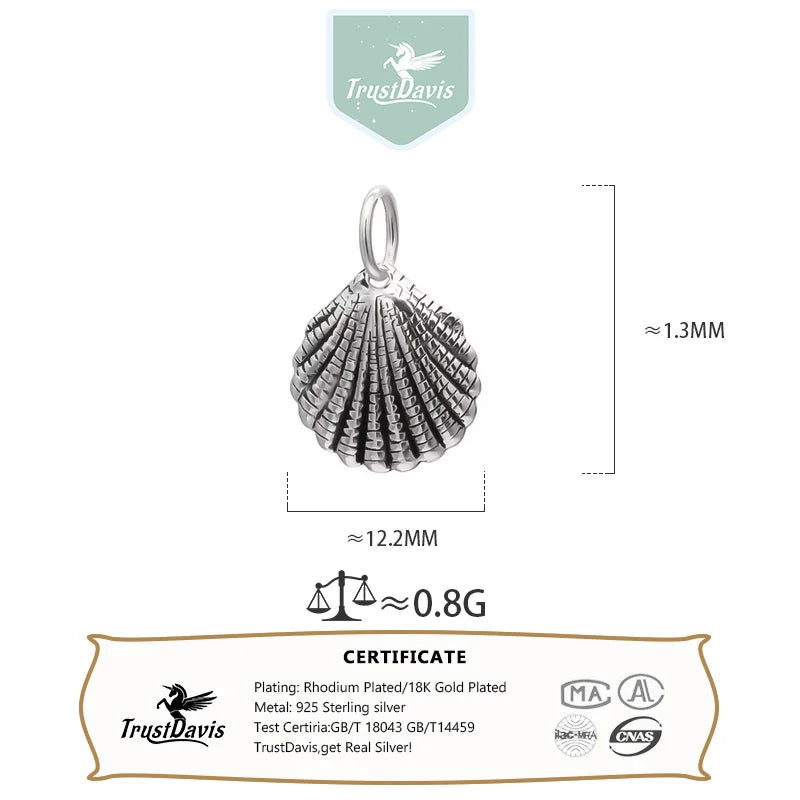 Fashion Sweet Shell Charm Pendant HY141