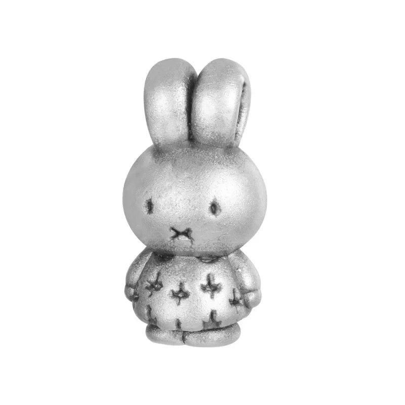 Cute Rabbit Beads DIY Fit Bracelet Necklace DZ796