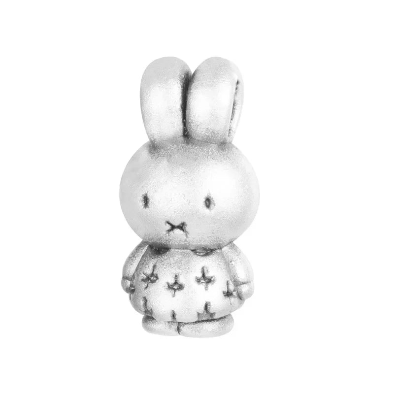 Cute Rabbit Beads DIY Fit Bracelet Necklace DZ796