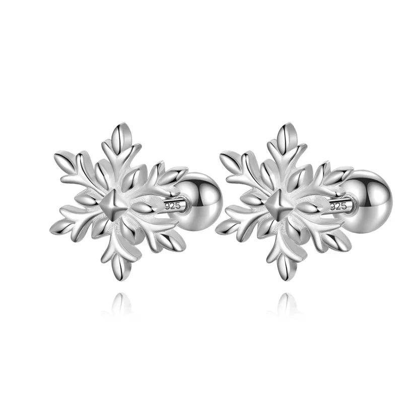 Winter Gift Snowflakes Stud Earrings DS4362