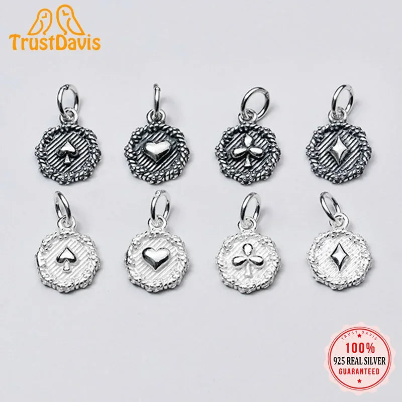 Playing CARDS Charm Pendant Handmade DIY Accessories DZ265