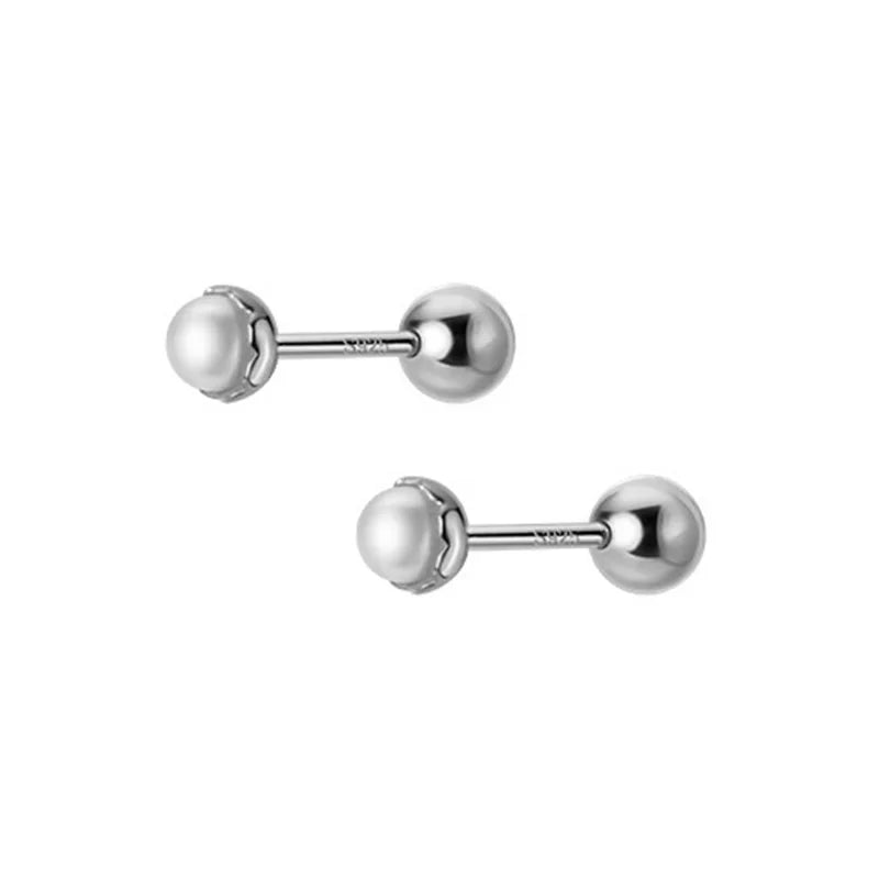 Freshwater Pearl Screw Stud Earring DA282