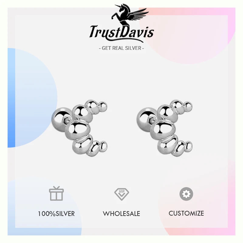 Minimalist Mini Croissant Stud Earrings DA3224