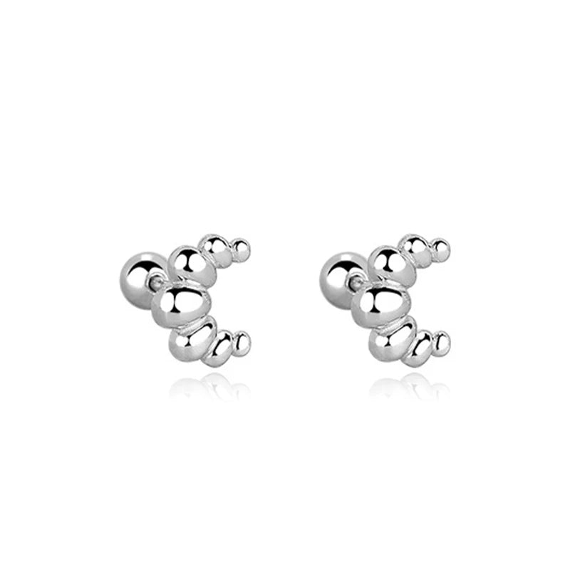 Minimalist Mini Croissant Stud Earrings DA3224
