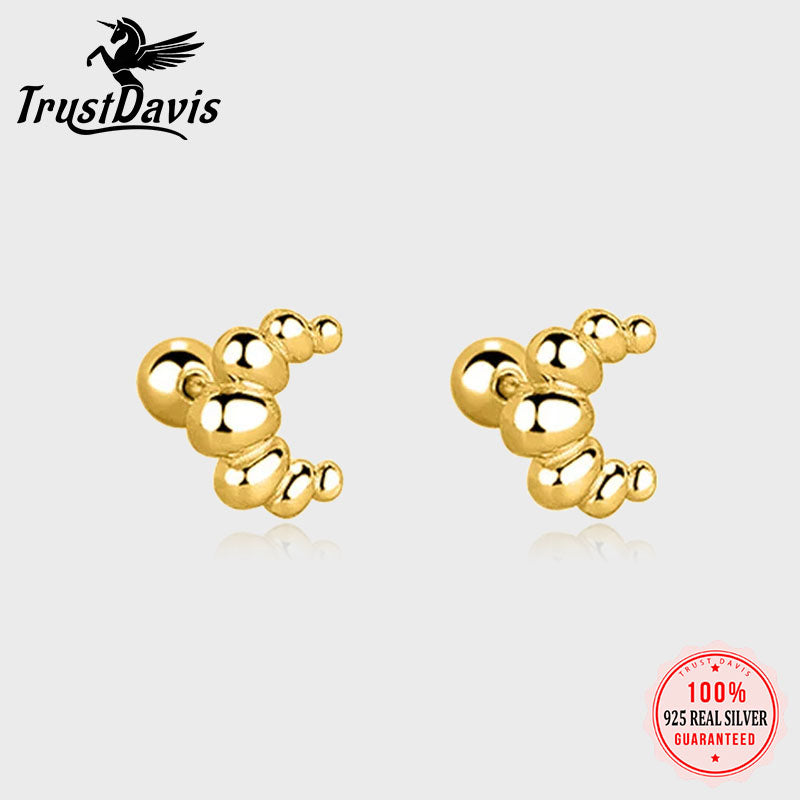 Minimalist Mini Croissant Stud Earrings DA3224