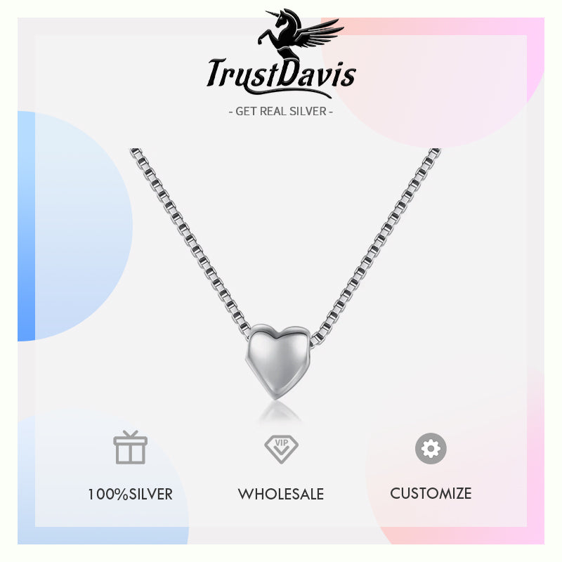 Romantic Heart Pendant Necklace DA1164