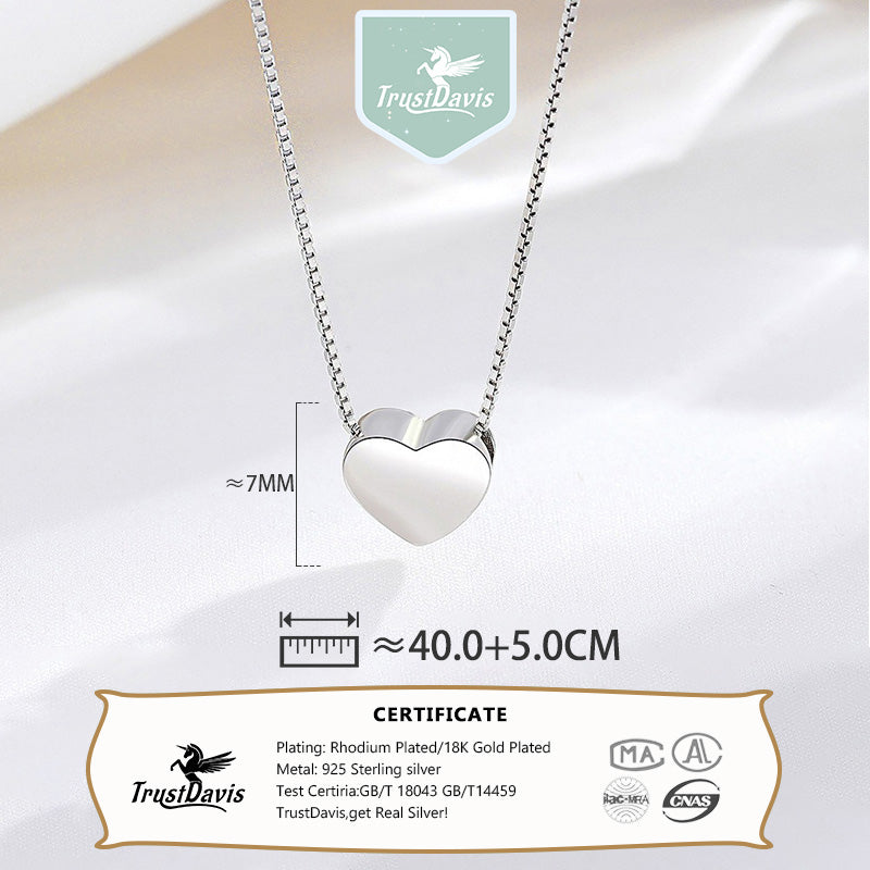 Fashion Heart Necklaces For Women Fine Jewelry DS4789