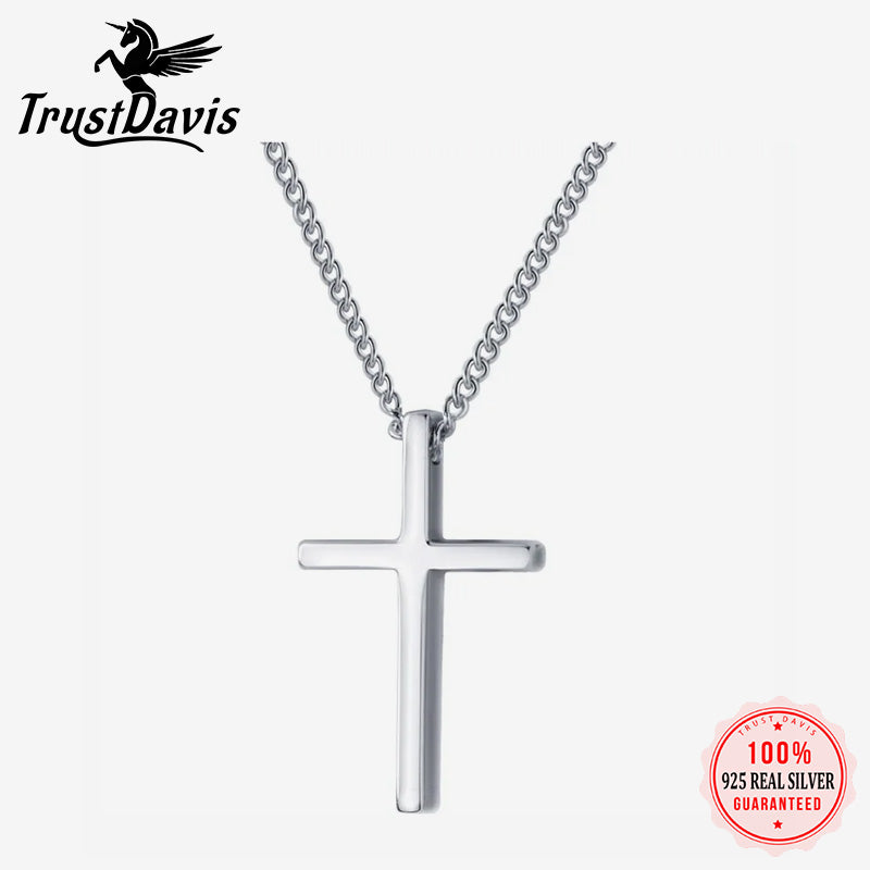 Cross Pendant Short 40cm Necklac DS219