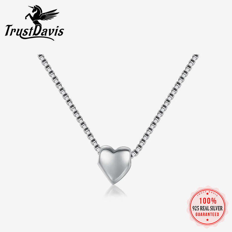 Romantic Heart Pendant Necklace DA1164