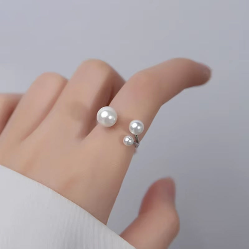 Luxury Synthesis Pearl Opening Ring DA2791