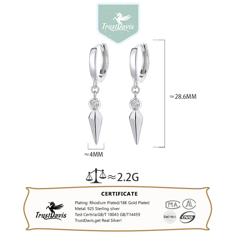 Conical Zircon Earrings DS4818