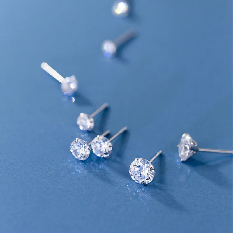 Mini 3/4/5/6/7/8mm Dazzling CZ Earring DA23